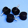 Storage tower castors set