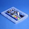 Storage tower stationery tray top