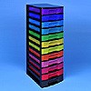  Desktop organiser with 12x5 litre drawers