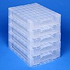 Desktop organiser with 5x5 litre drawers