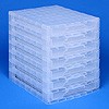 Desktop organiser with 7x3 litre drawers