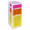 Slimline storage tower with 1x3.5 + 1x6 + x11.5 litre drawers