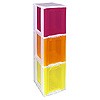 Slimline storage tower with 3x11.5 litre drawers