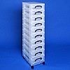 Storage tower with 10x4 litre boxes