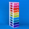 Storage tower with 10x7 litre drawers