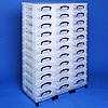 Storage tower triple with 33x4 litre boxes