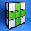Storage tower triple with 9x25 litre Really Useful Drawers