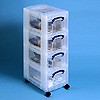 Storage tower with 4x9 litre boxes
