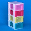 Storage tower with 4x12 litre drawers