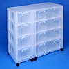 Storage tower triple with 4x12 + 4x30 litre drawers