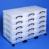 Storage tower triple with 15x4 litre boxes