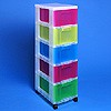 Regaleinheit mit 5x12 Liter Really Useful Schubladen