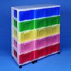 Storage tower triple with 5x12 + 5x30 litre drawers