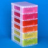 Storage tower with 6x7 litre drawers