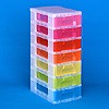 Storage tower with 7x7 litre drawers