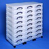 Storage tower triple with 24x4 litre boxes
